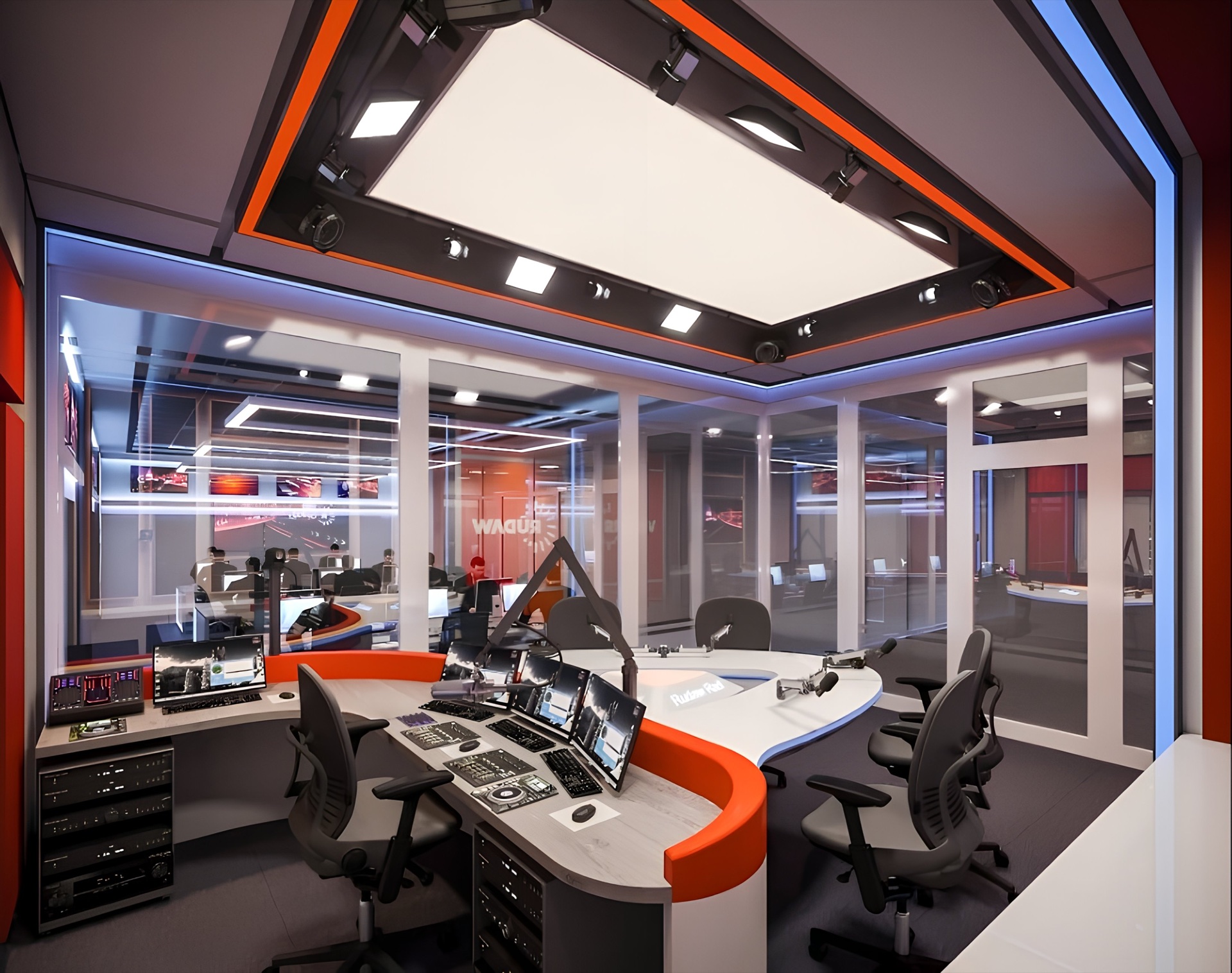 LIT broadcast control room